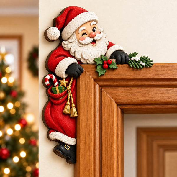 🔥50% OFF🎄Christmas Door Corner Decor – Bring Holiday Cheer to Every Doorway✨