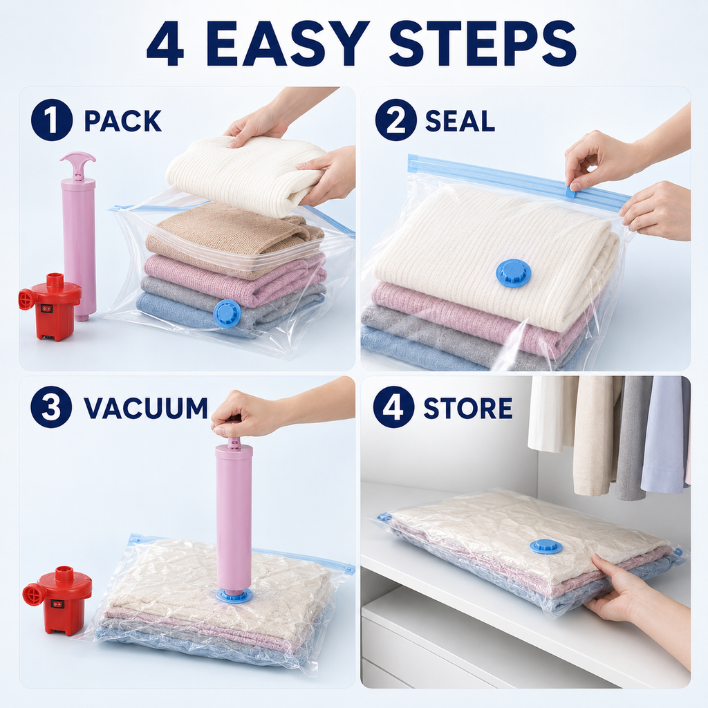 Vacuum Compression Storage Bags