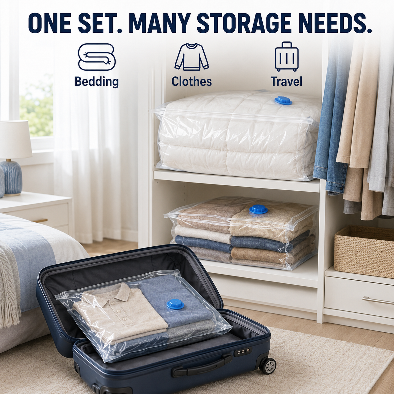 Vacuum Compression Storage Bags