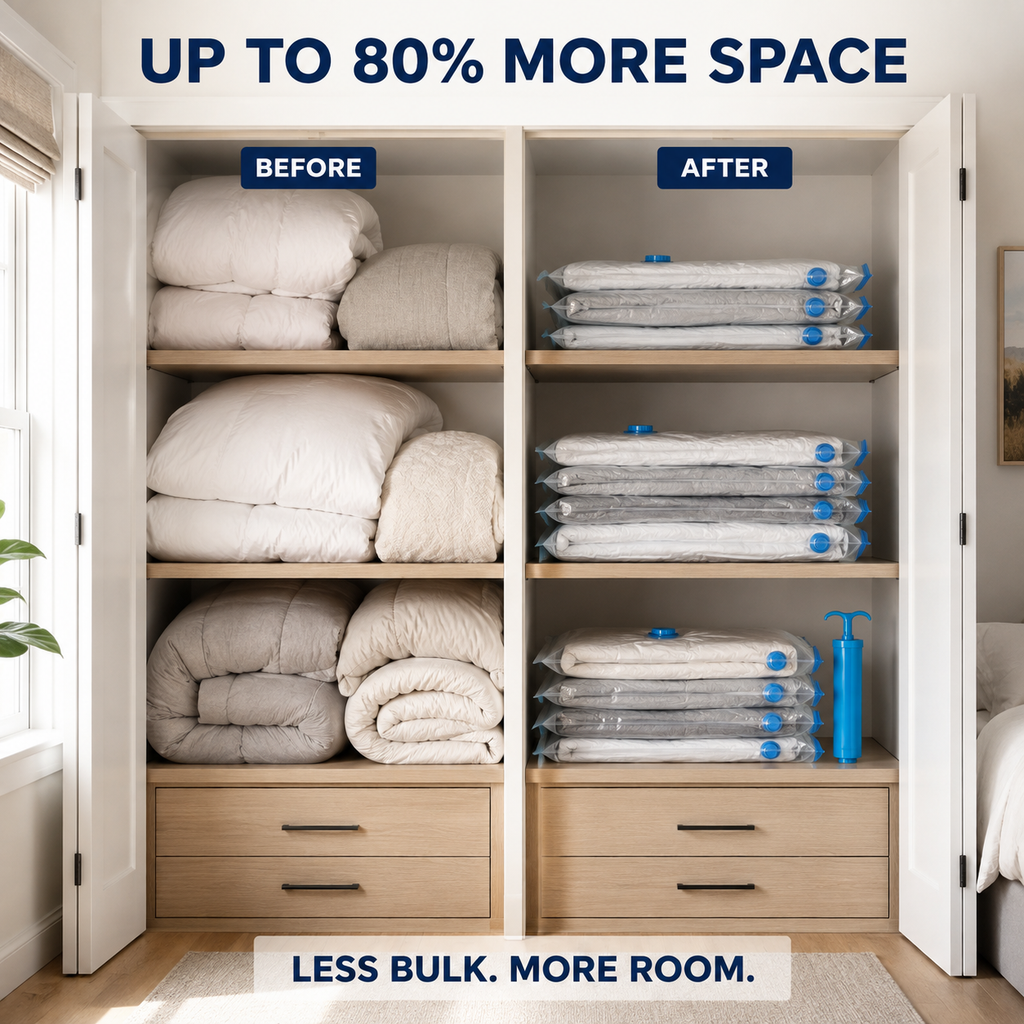 Heavy-Duty Vacuum Storage Bags