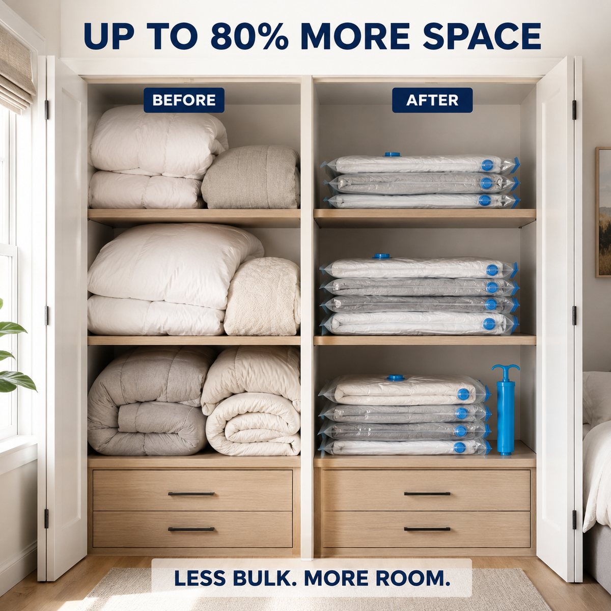 Vacuum Compression Storage Bags