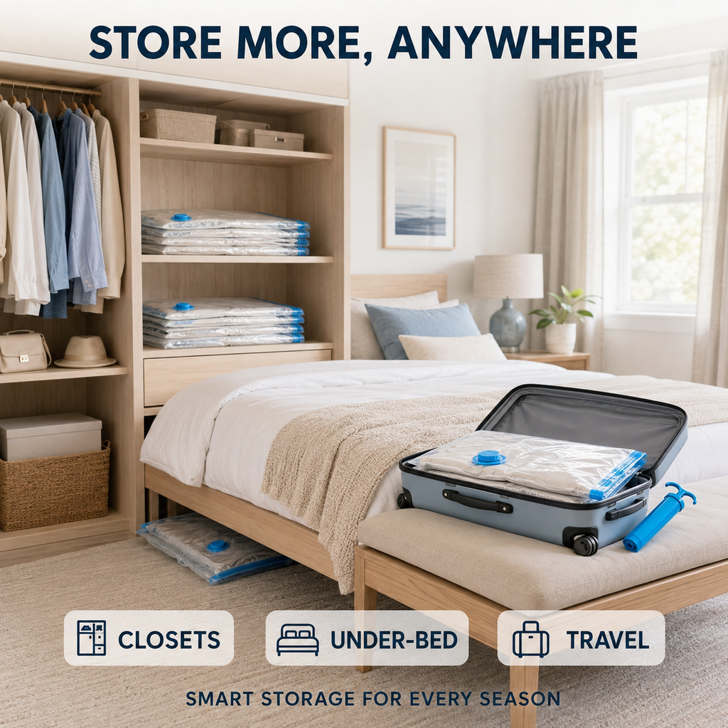 Heavy-Duty Vacuum Storage Bags