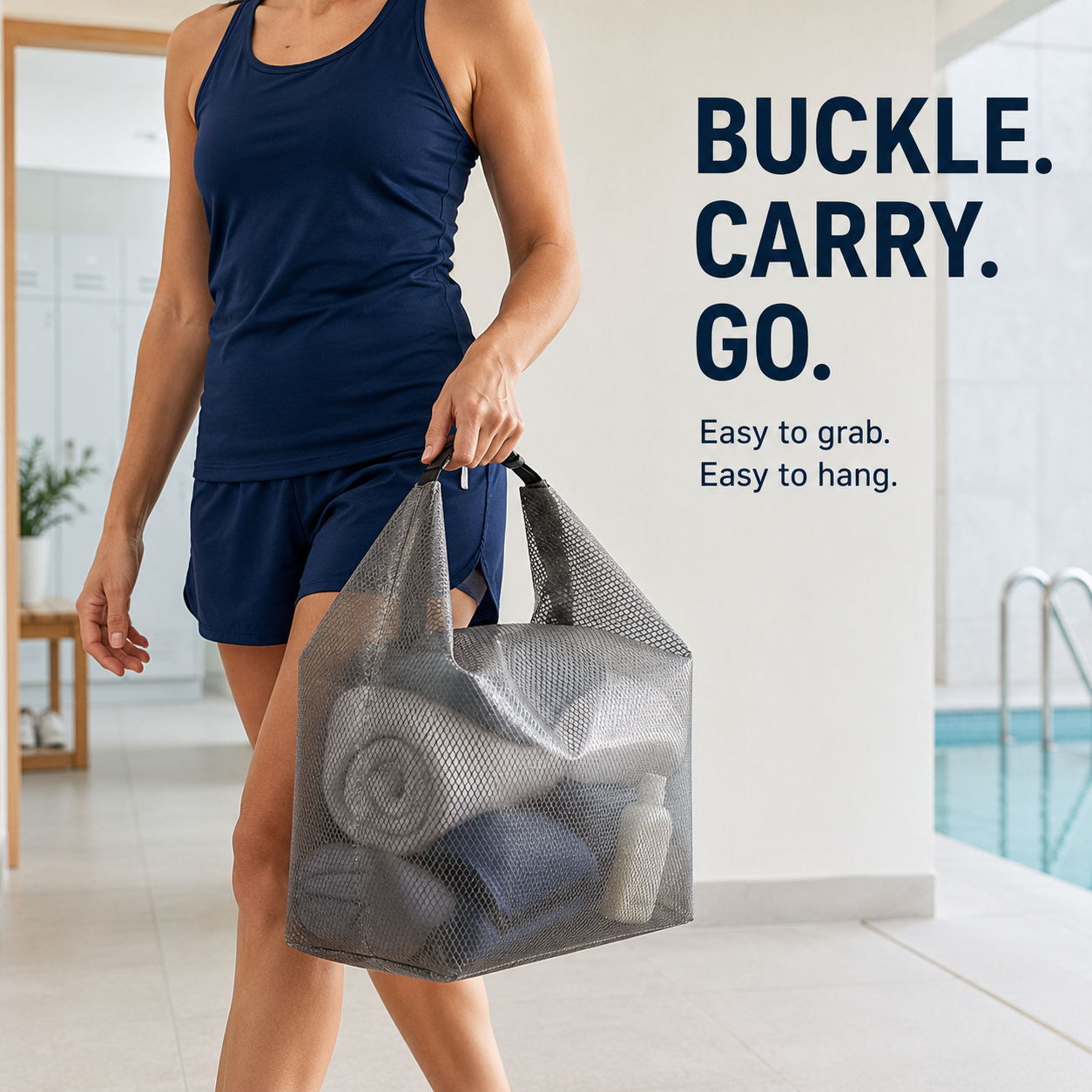 Heavy-Duty Mat Storage Bag with Carry Handle