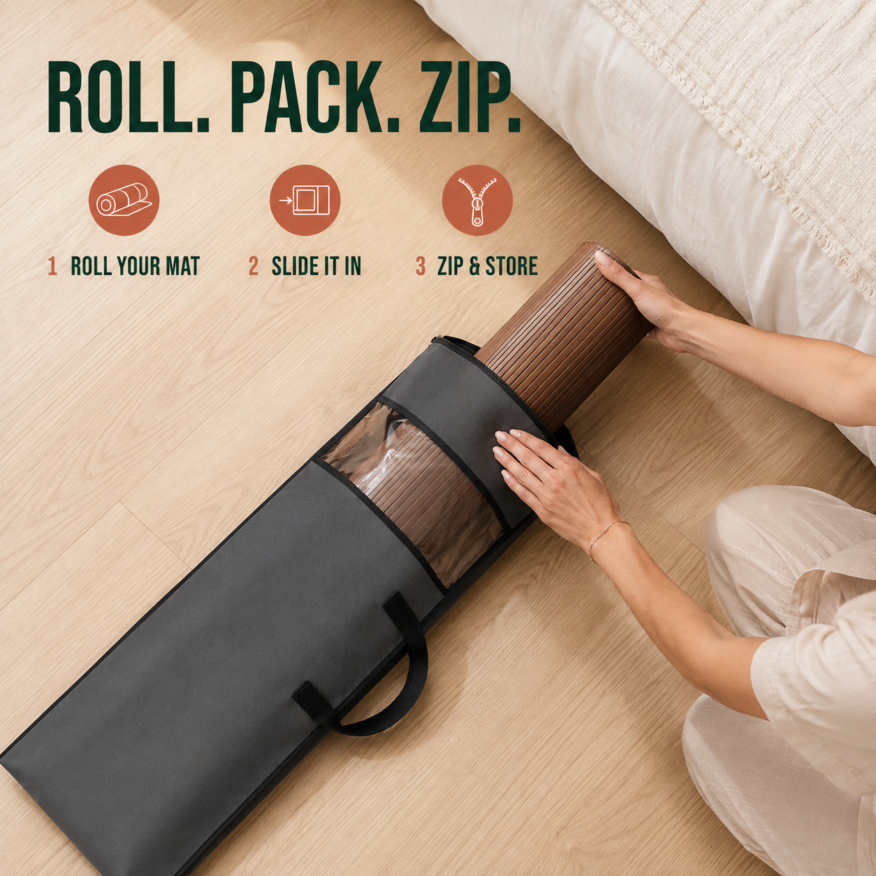 Cool-Feel Memory Foam Travel Neck Pillow with Adjustable Support
