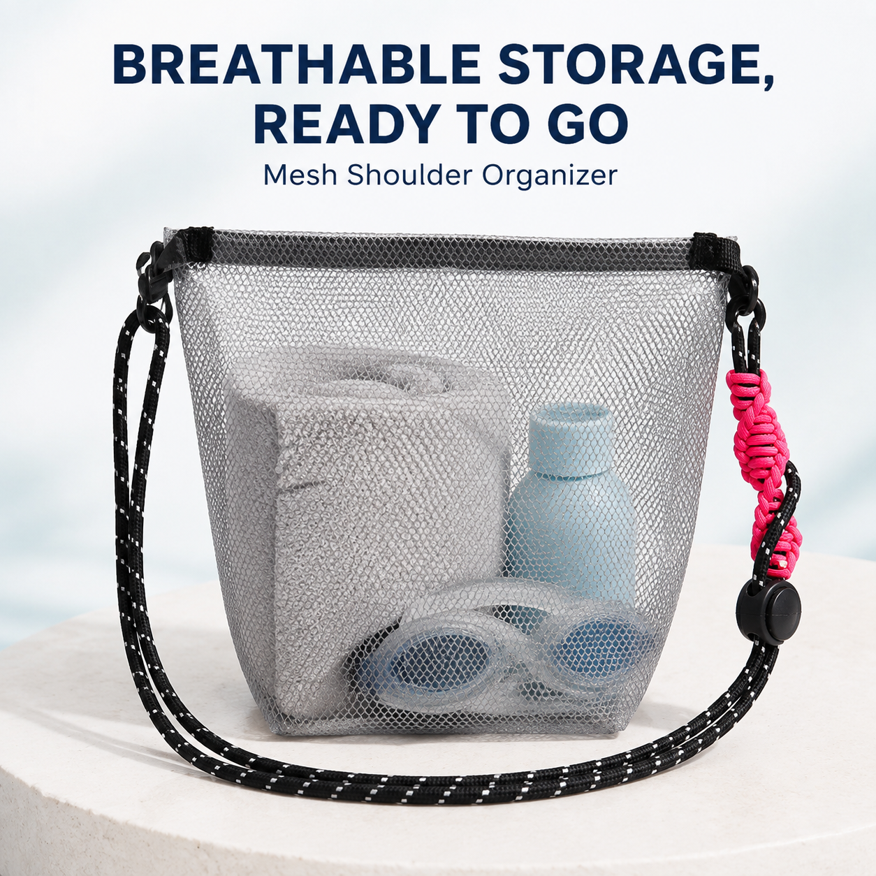 Water-Resistant Travel Laundry Storage Bag