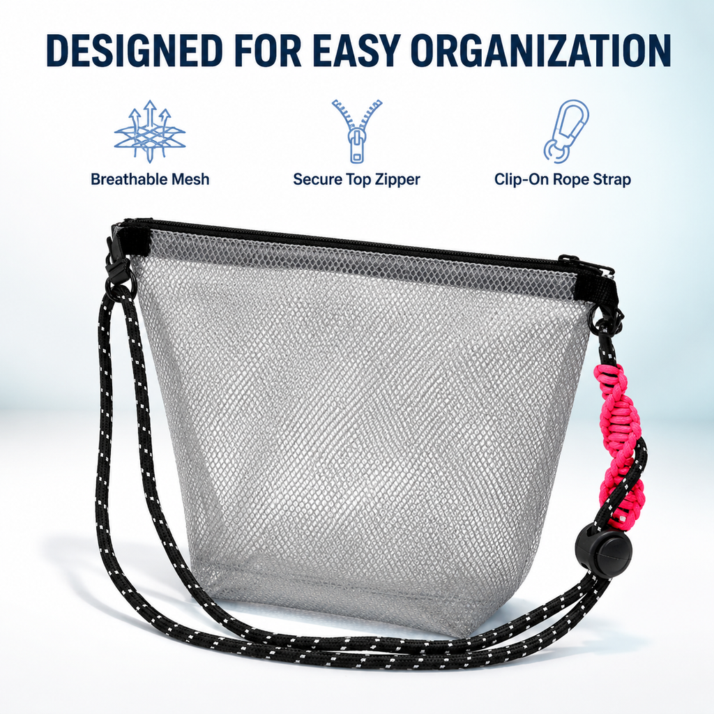 Water-Resistant Travel Laundry Storage Bag