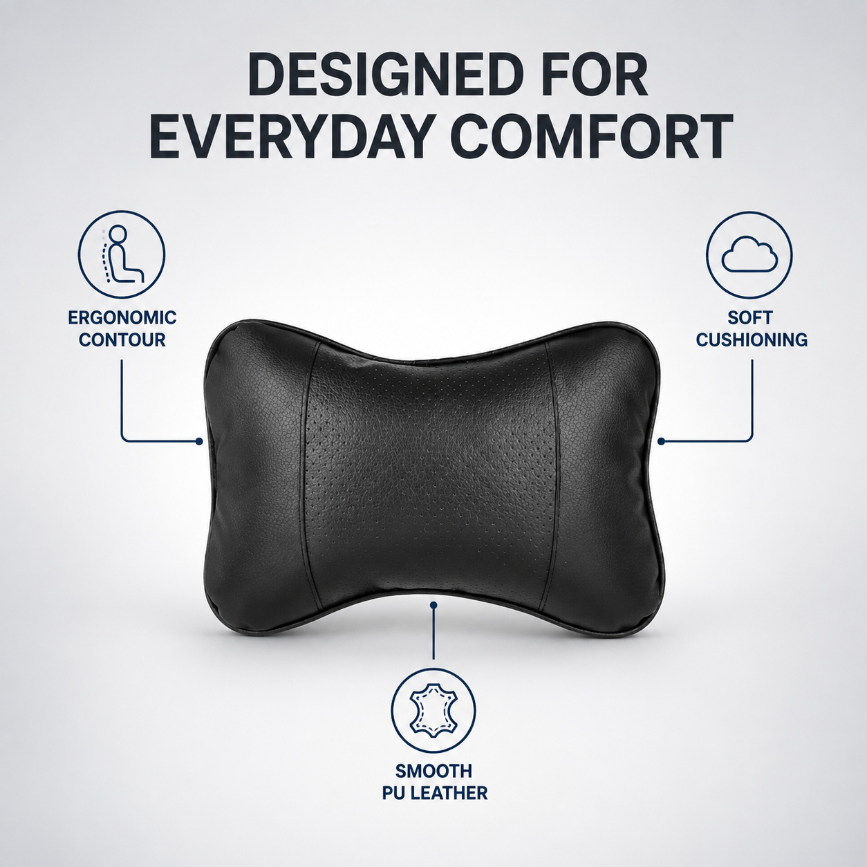 Universal Bone-Shaped Car Neck Pillow