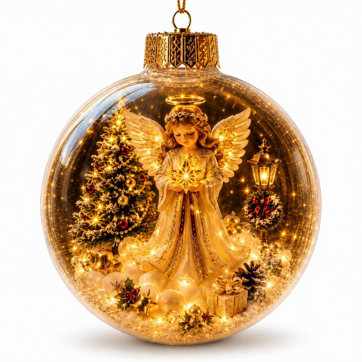 🎅 Take the magic of Christmas home with this glowing miniature three-dimensional model!🎄✨