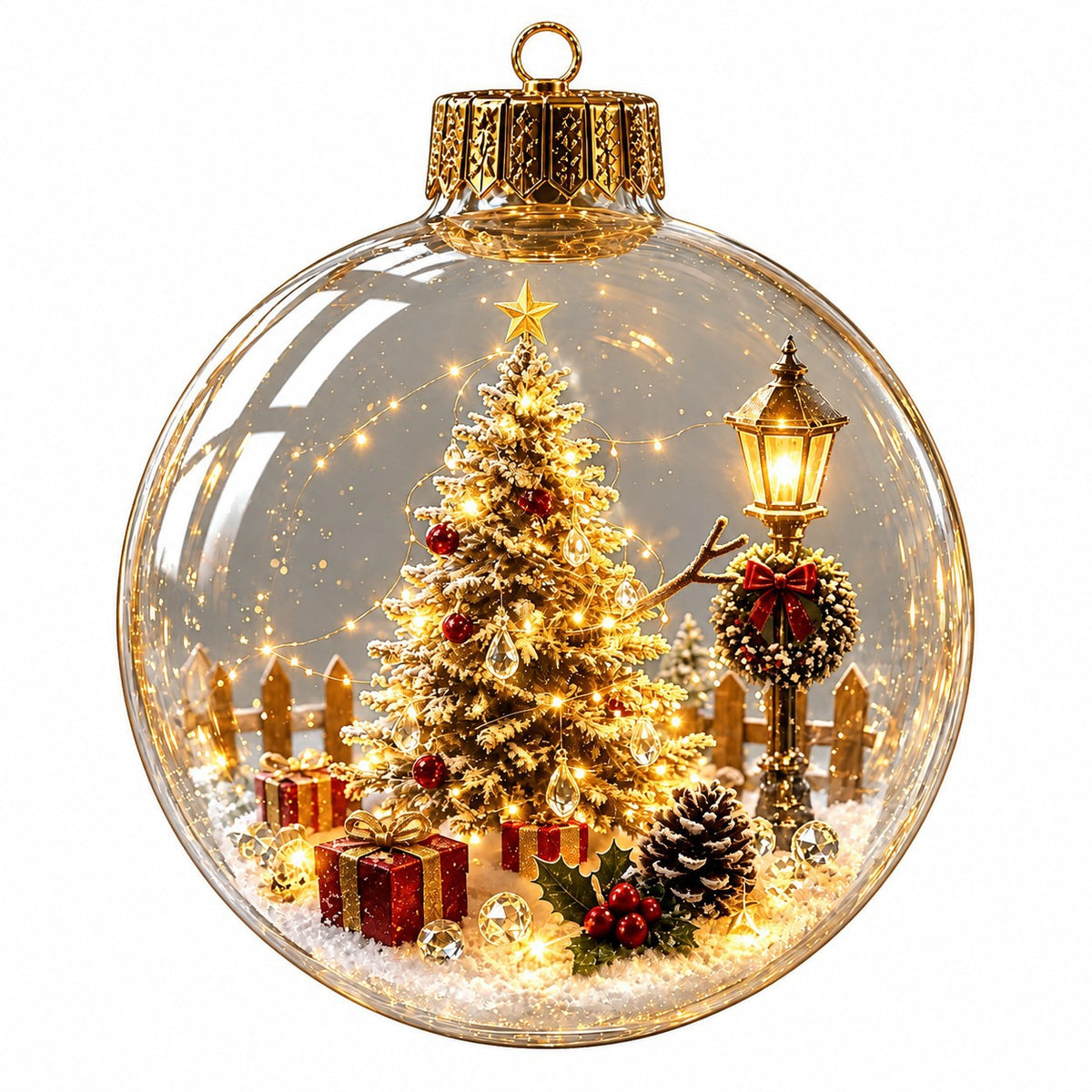 🎅 Take the magic of Christmas home with this glowing miniature three-dimensional model!🎄✨