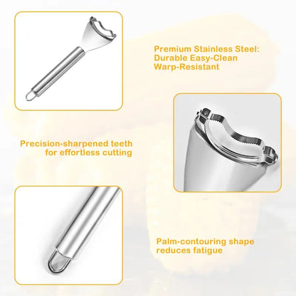 🔥BUY 1 GET 1 FREE · ONLY $10.99 EACH🔥Corn Kernel Peeler – Easy Corn Cob Stripper for Quick Kernel Removal🌽🌽🌽