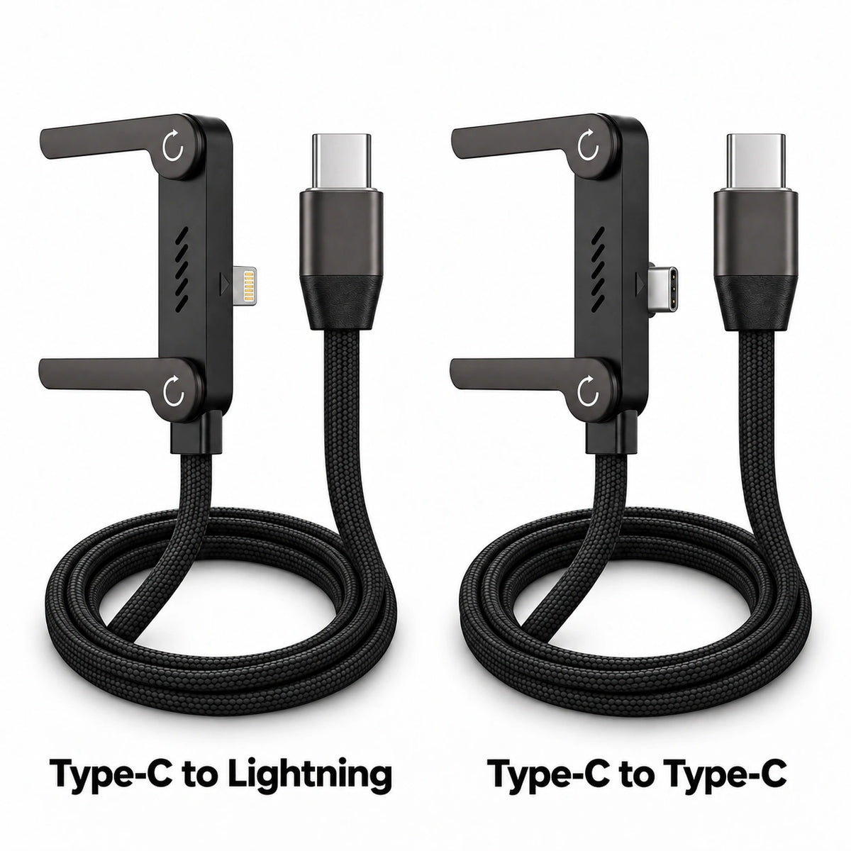 🔥LAST DAY SALE! 50% OFF!🔥Charge & Watch Hands-Free — Fast Charging Cable with Foldable Phone Stand