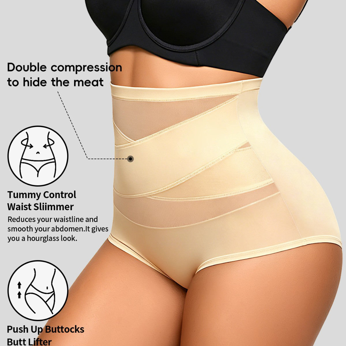 🔥Last Day!Buy 1 Get 1 Free🔥Lift, Smooth & Shape High-Waisted Shorts