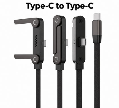 🔥LAST DAY SALE! 50% OFF!🔥Charge & Watch Hands-Free — Fast Charging Cable with Foldable Phone Stand