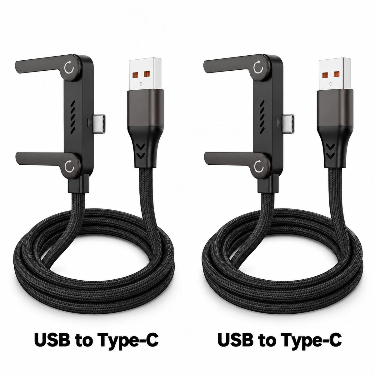 🔥LAST DAY SALE! 50% OFF!🔥Charge & Watch Hands-Free — Fast Charging Cable with Foldable Phone Stand