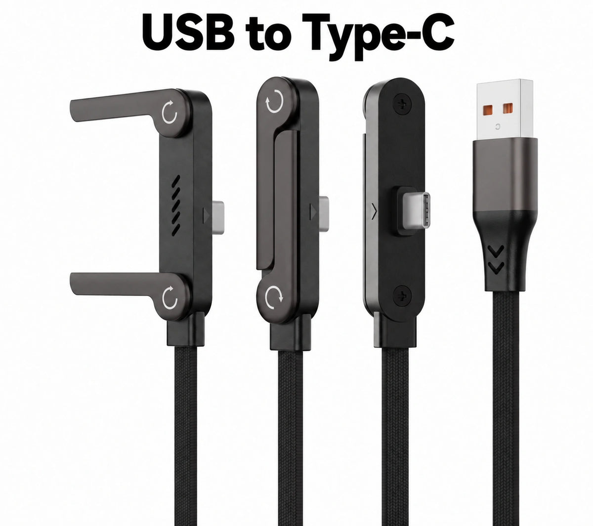 🔥LAST DAY SALE! 50% OFF!🔥Charge & Watch Hands-Free — Fast Charging Cable with Foldable Phone Stand